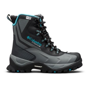 Columbia Powderhouse Titanium Omni-Heat 3D OutDry, Botas Negros Para Mujer | 810269-VAM